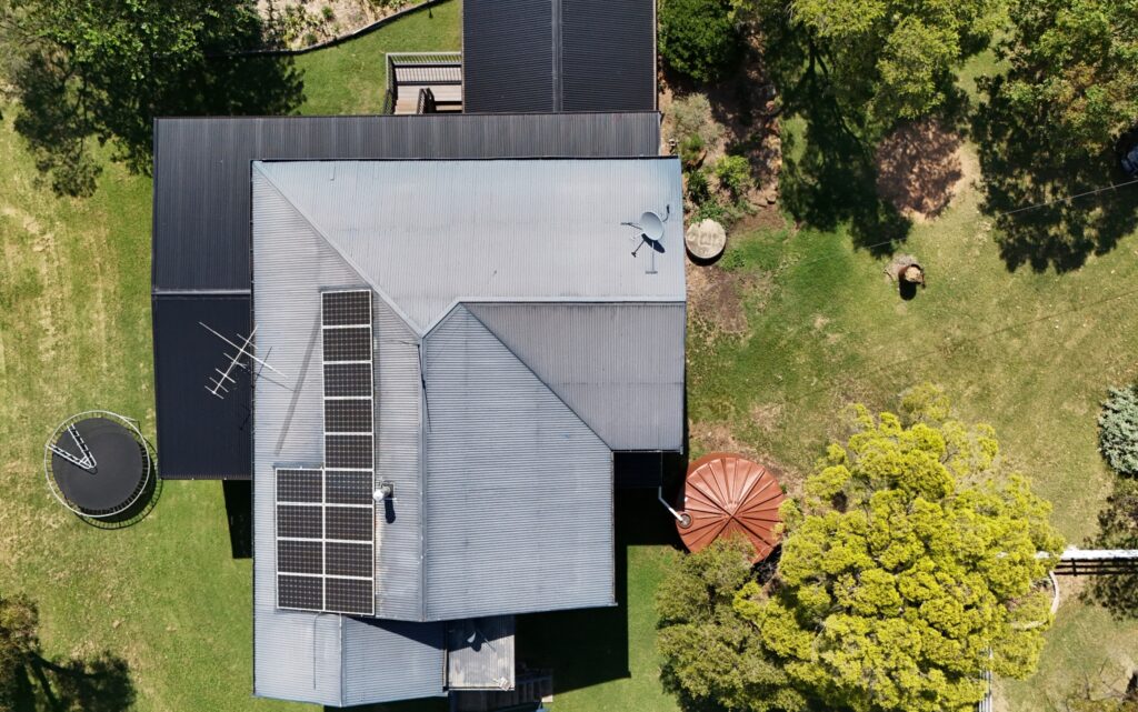 House Drone Shot